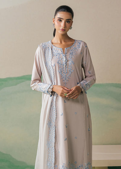 Cross Stitch Embroidered Lawn Suits Unstitched 3 Piece CS25UE D-02 Dusty Forest