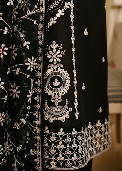 Cross Stitch Eid Lawn Unstitched Collection 2024 D-10 Noir Ornate