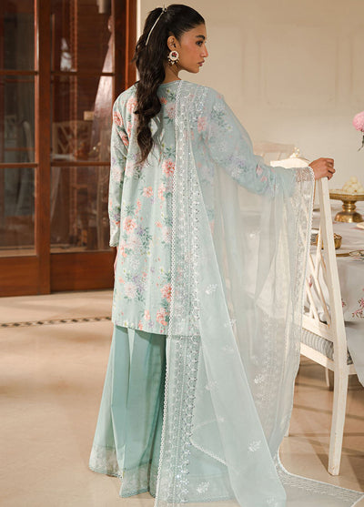 Cross Stitch Eid Lawn Unstitched Collection 2024 D-21 Pearl Floral