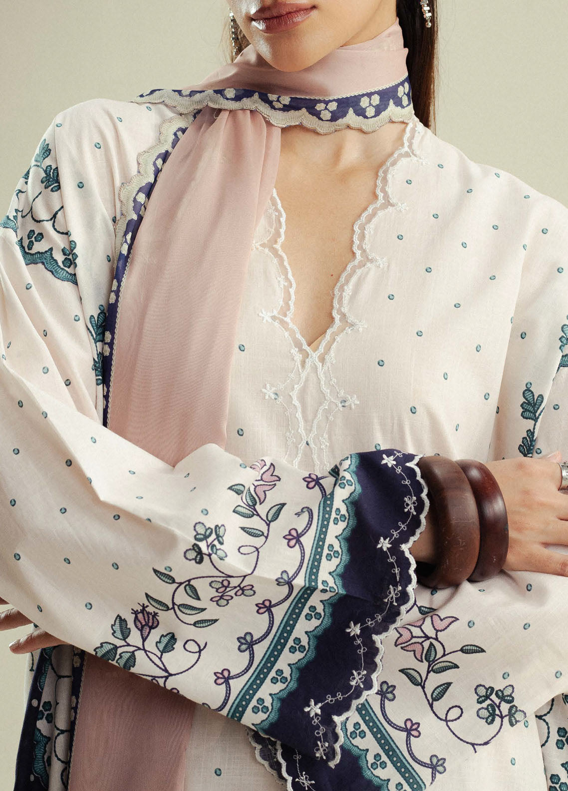 Coco by Zara Shahjahan Printed Slub Cotton Suits Unstitched 3 Piece CZS25PU D-02 B Muse