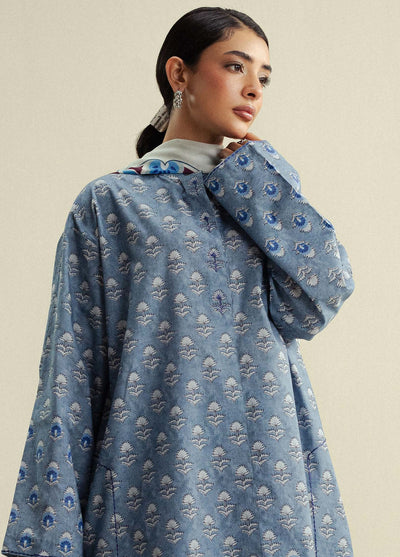 Coco by Zara Shahjahan Printed Cambric Suits Unstitched 3 Piece CZS25PU D-10 B Willow