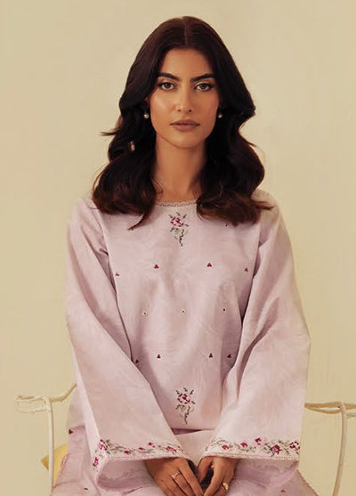 Daffodils by Seran Embroidered Lawn Suits Unstitched 2 Piece SN25DL D-10 Carla