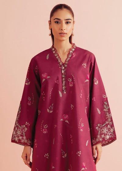 Daffodils by Seran Embroidered Lawn Suits Unstitched 2 Piece SN25DL D-07 Evra