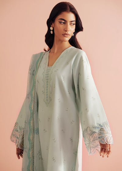 Daffodils by Seran Embroidered Lawn Suits Unstitched 2 Piece SN25DL D-03 Cassie