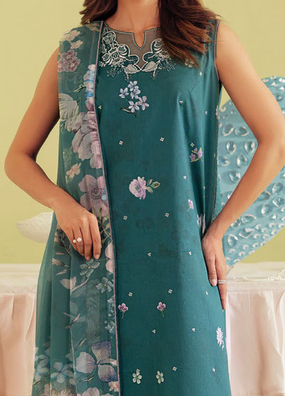 Daffodils by Seran Embroidered Lawn Suits Unstitched 2 Piece SN25DL D-06 Kyma