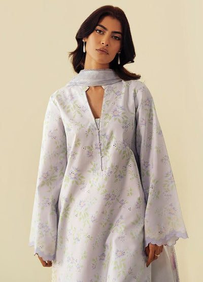 Daffodils by Seran Embroidered Lawn Suits Unstitched 2 Piece SN25DL D-05 Illy