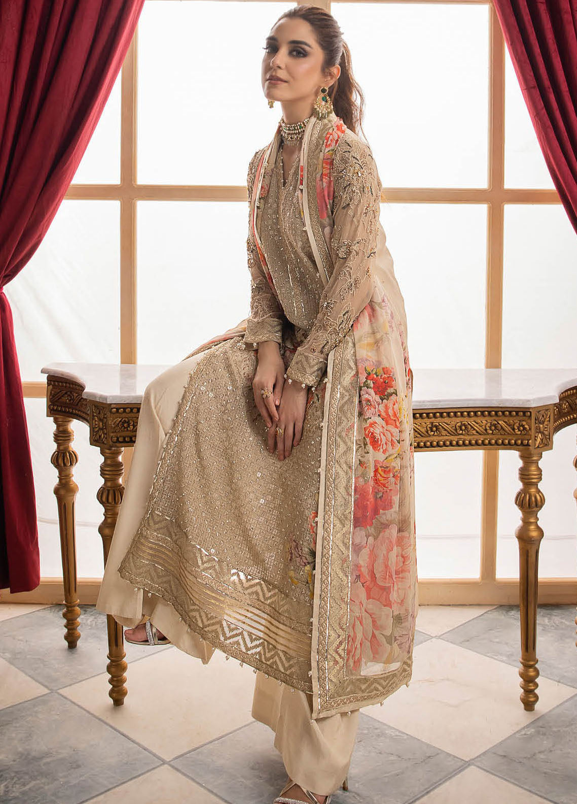 Dastan-e-Jashn by Charizma Unstitched Premium Chiffon Collection 2024 Vol-1 DJW4-05