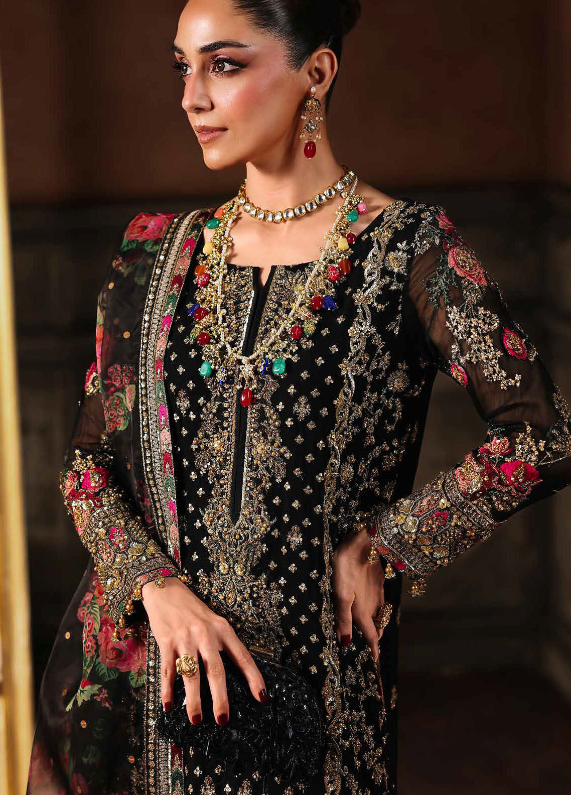 Dastan E Jashan by Charizma Embroidered Chiffon Suits Unstitched 4 Piece CRZ25DF DJW5-05