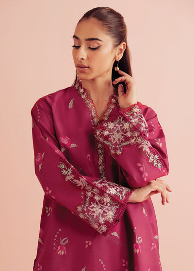 Daffodils by Seran Embroidered Lawn Suits Unstitched 2 Piece SN25DL D-07 Evra