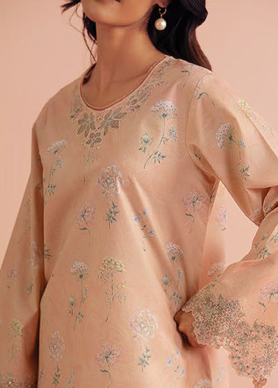 Daffodils by Seran Embroidered Lawn Suits Unstitched 2 Piece SN25DL D-08 Layana
