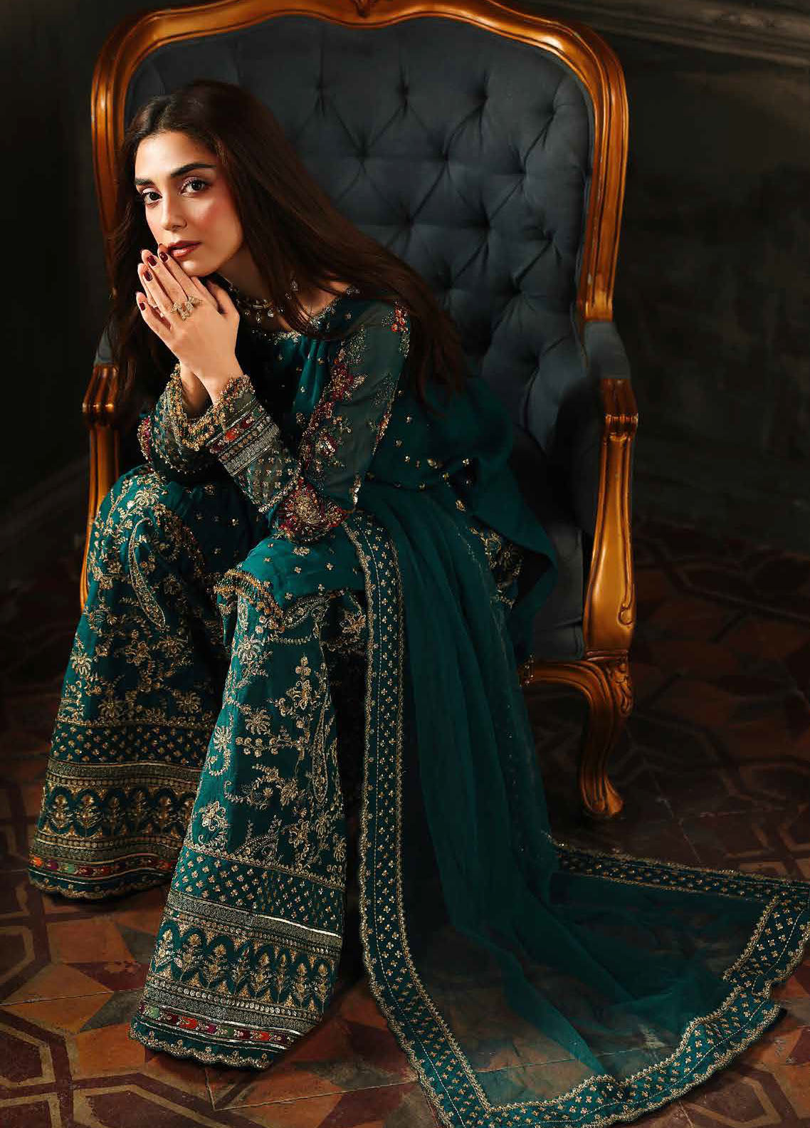 Dastan E Jashan by Charizma Embroidered Chiffon Suits Unstitched 4 Piece CRZ25DF DJW5-04