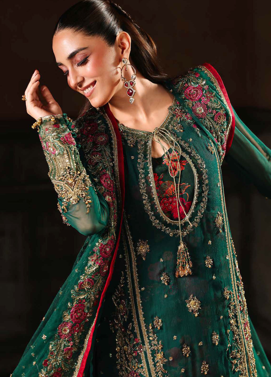 Dastan E Jashan by Charizma Embroidered Chiffon Suits Unstitched 4 Piece CRZ25DF DJW5-06