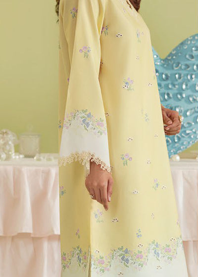 Daffodils by Seran Embroidered Lawn Suits Unstitched 2 Piece SN25DL D-01 Izzy