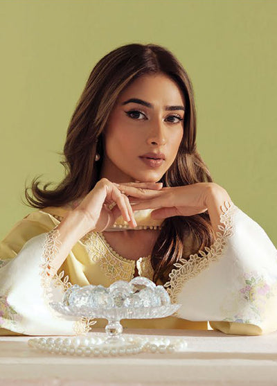 Daffodils by Seran Embroidered Lawn Suits Unstitched 2 Piece SN25DL D-01 Izzy