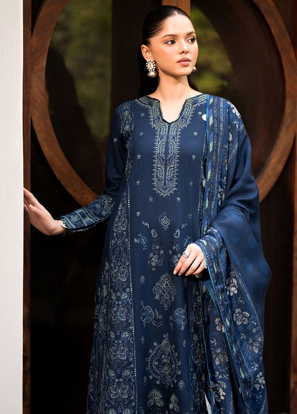 Dhoop Kinaray by Xenia Formals Unstitched Winter Collection 2024 D-02 Neelum