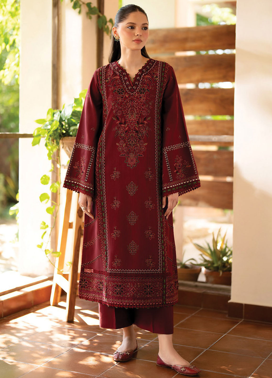 Dhoop Kinaray by Xenia Formals Unstitched Winter Collection 2024 D-01 Sandhuri