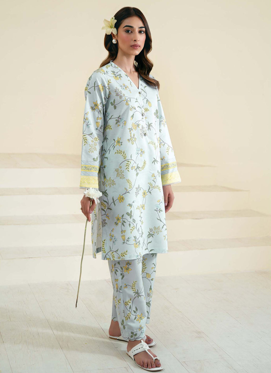 Daffodils by Seran Spring Summer Lawn Collection 2024 D-10 Cleo