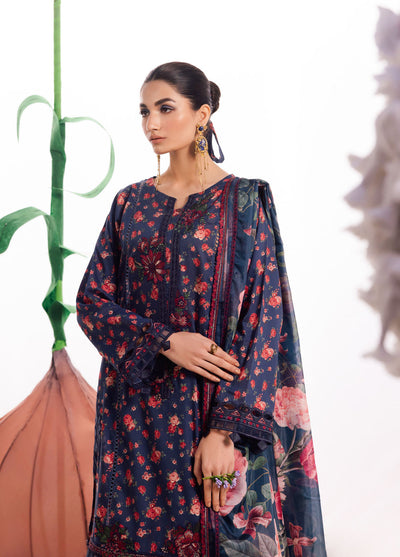 Dahlia by Iznik Unstitched Lawn Collection 2024 DL-07 Meadow