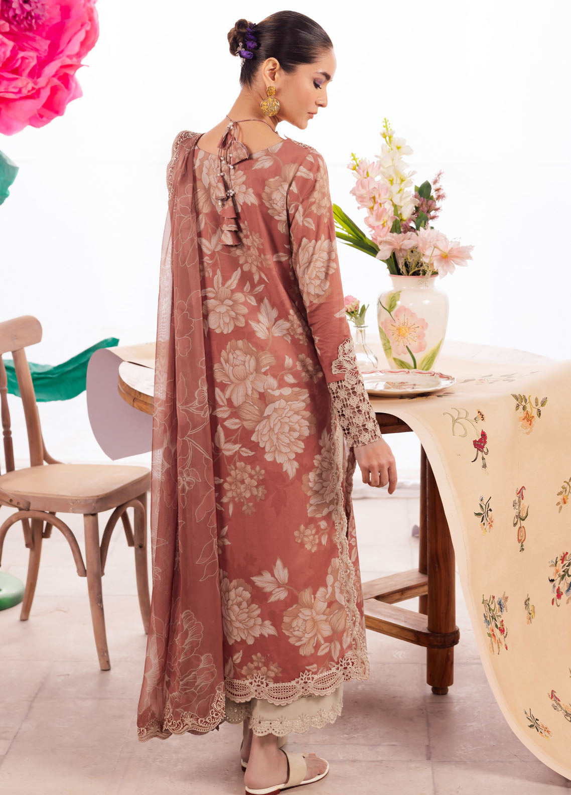 Dahlia by Iznik Unstitched Lawn Collection 2024 DL-12 Saffron