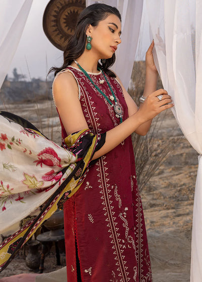 Dareen By Izel Pret Embroidered Lawn 3 Piece Suit Fasana