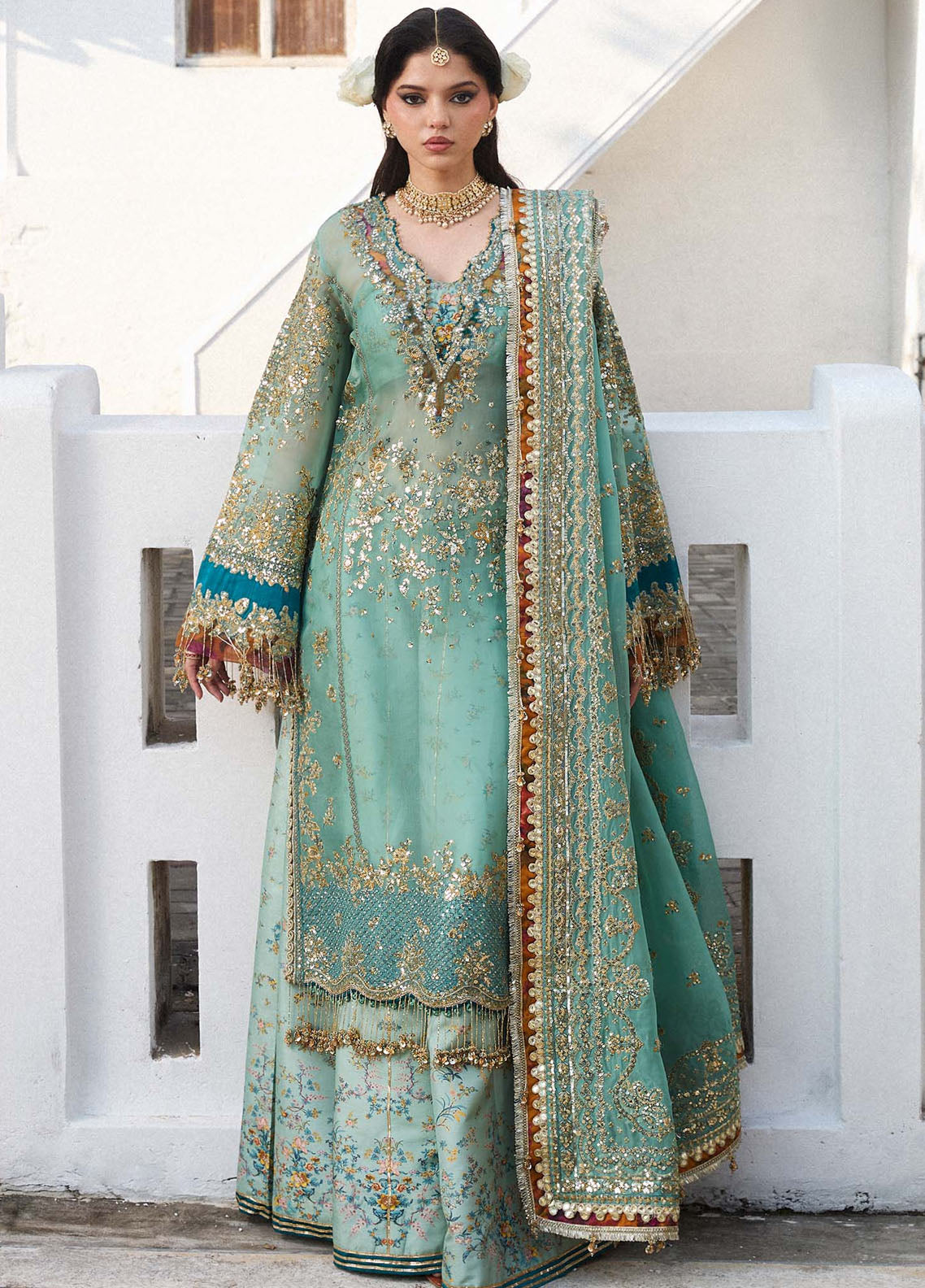 Darling by Hussain Rehar Embroidered Suit Unstitched 4 Piece Miraye