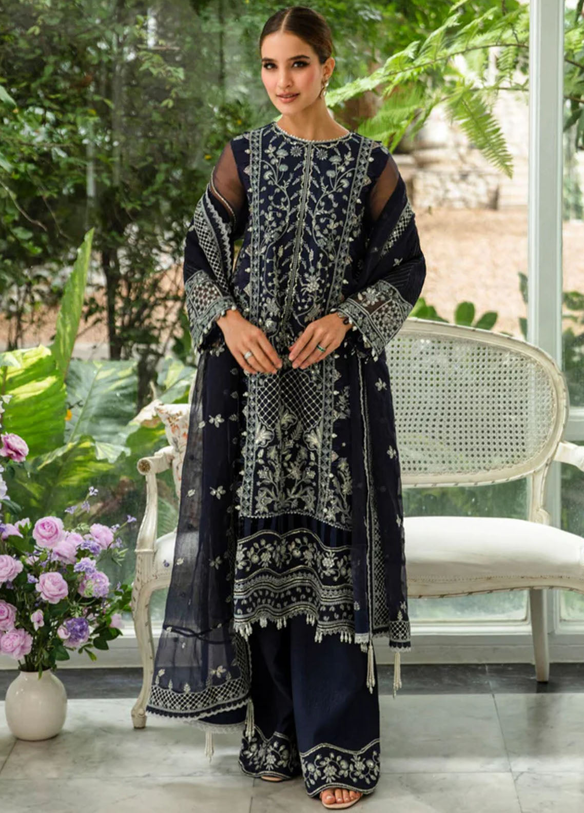 Dastaan By Meeral Unstitched Formals Collection 2024 Neelam
