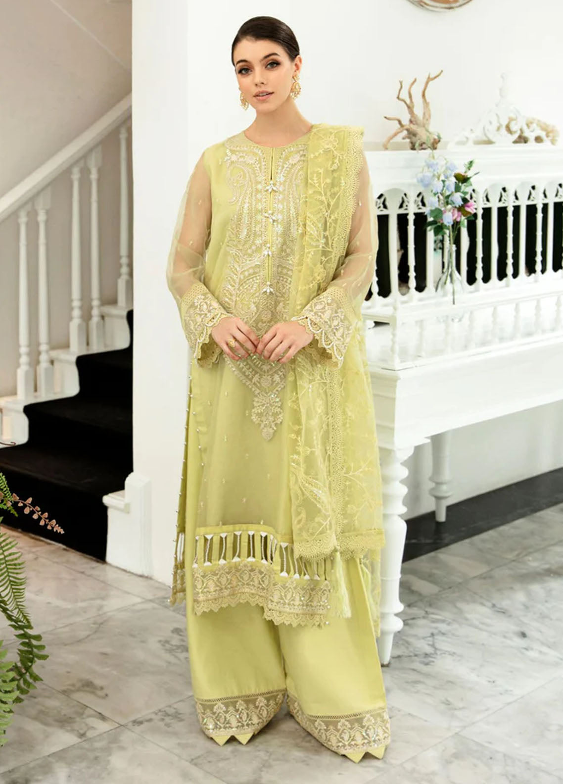 Dastaan By Meeral Unstitched Formals Collection 2024 Sang-e-Maah