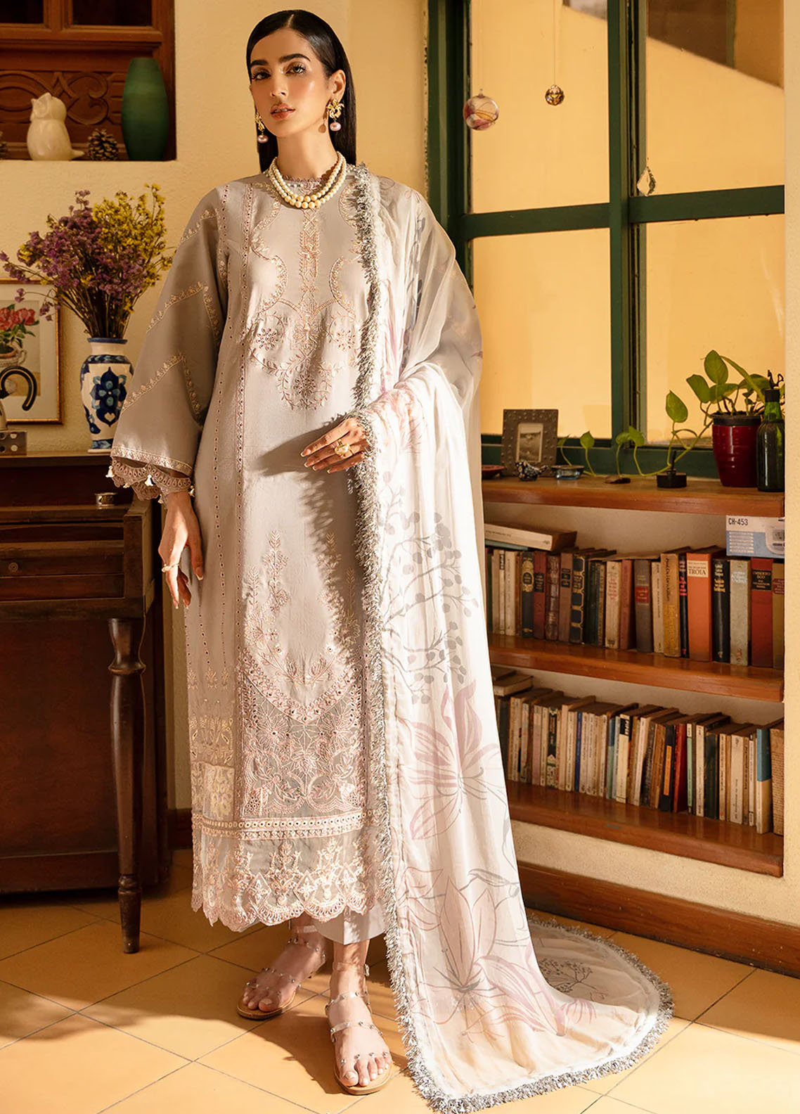 Dastak by Izel Luxury Lawn Collection 2025 Saaye