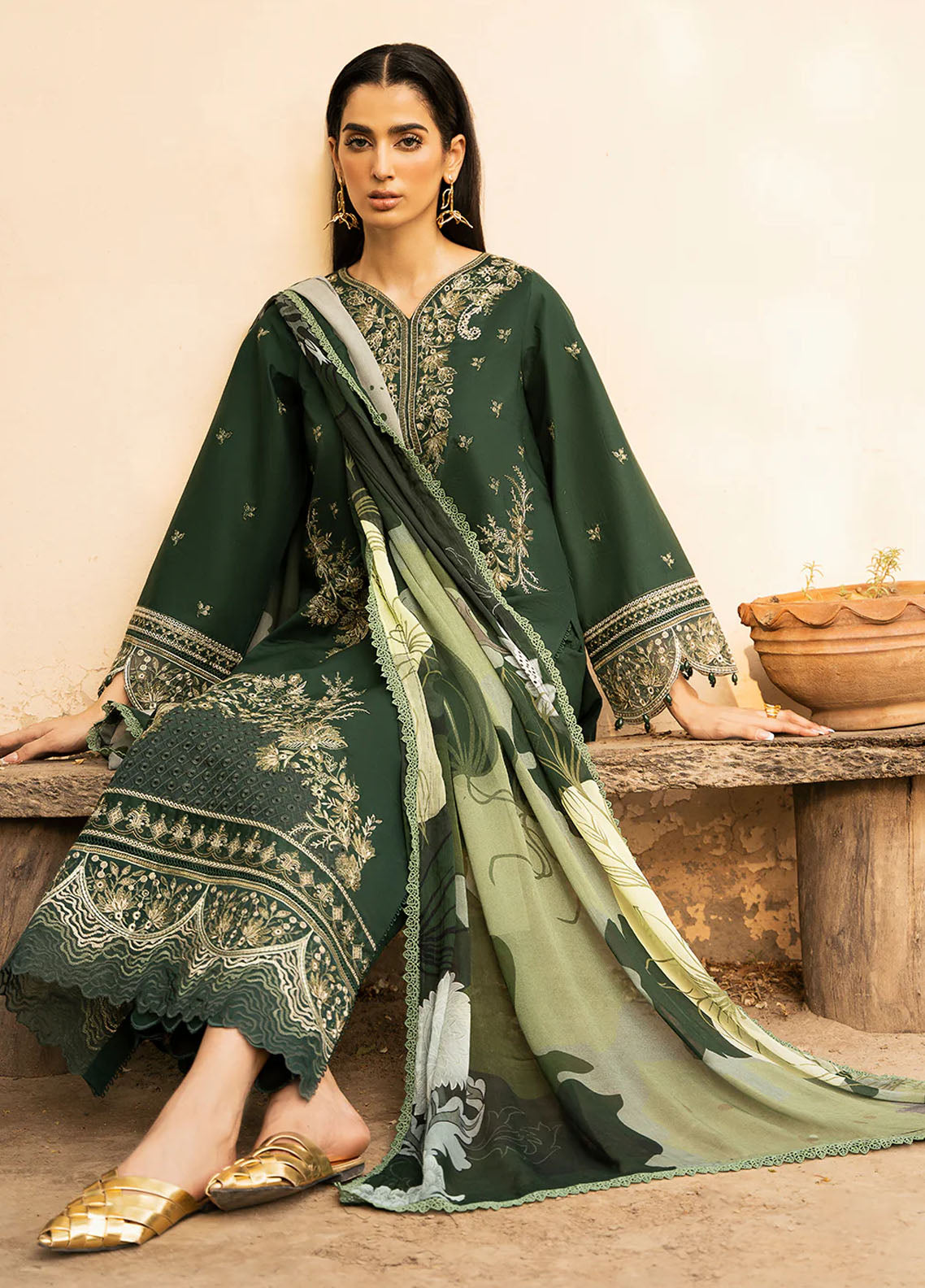 Dastak by Izel Luxury Lawn Collection 2025 Zaib