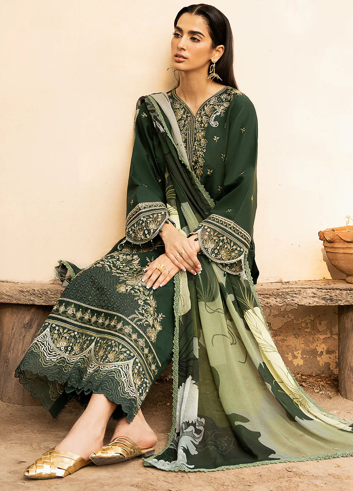 Dastak by Izel Luxury Lawn Collection 2025 Zaib