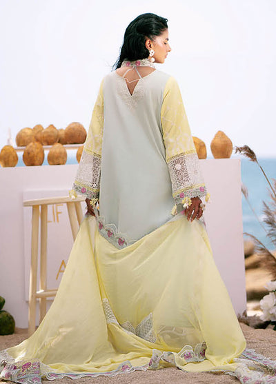 Dastan by AJR Couture Luxury Lawn Collection 2025 ALL-03 Azure