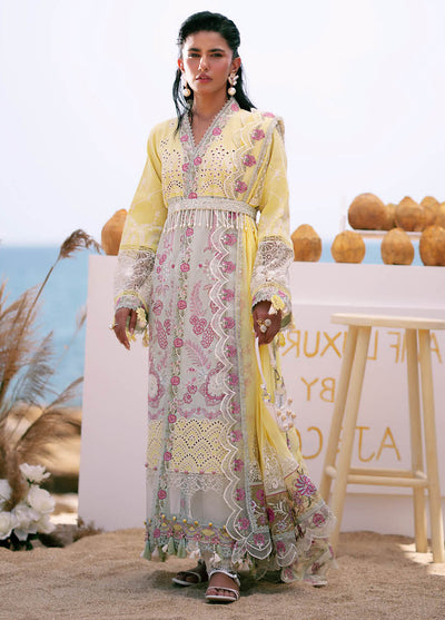 Dastan by AJR Couture Luxury Lawn Collection 2025 ALL-03 Azure