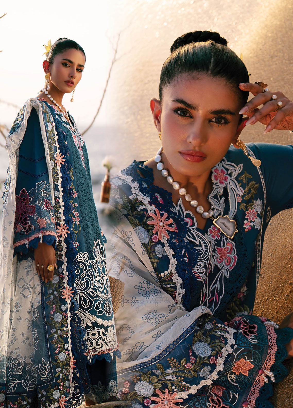 Dastan by AJR Couture Luxury Lawn Collection 2025 ALL-05 Aura