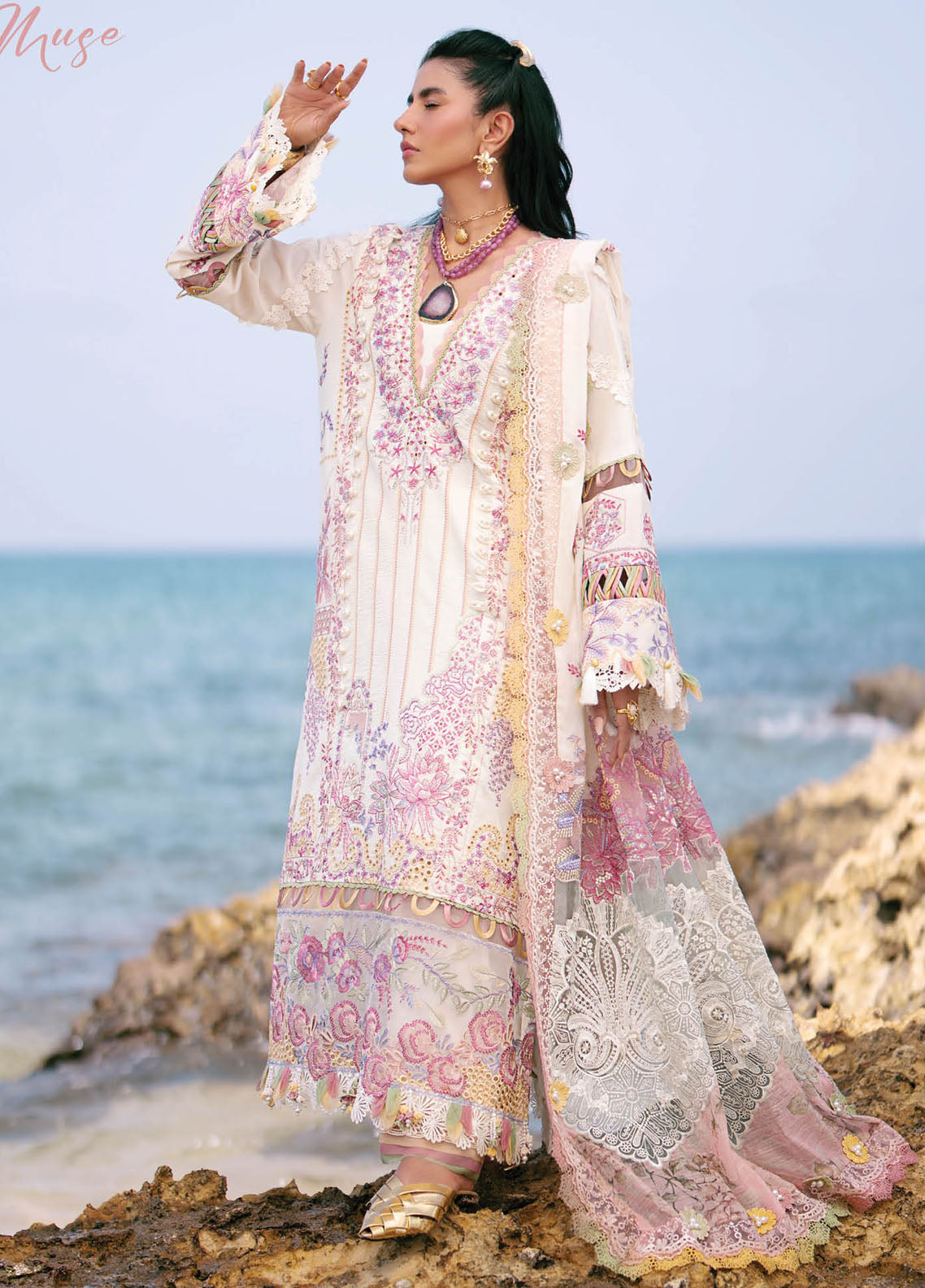 Dastan by AJR Couture Luxury Lawn Collection 2025 ALL-07 Muse