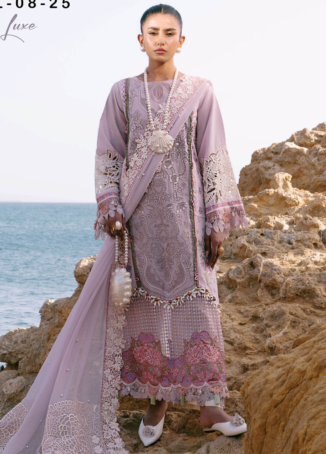 Dastan by AJR Couture Luxury Lawn Collection 2025 ALL-08 Luxe