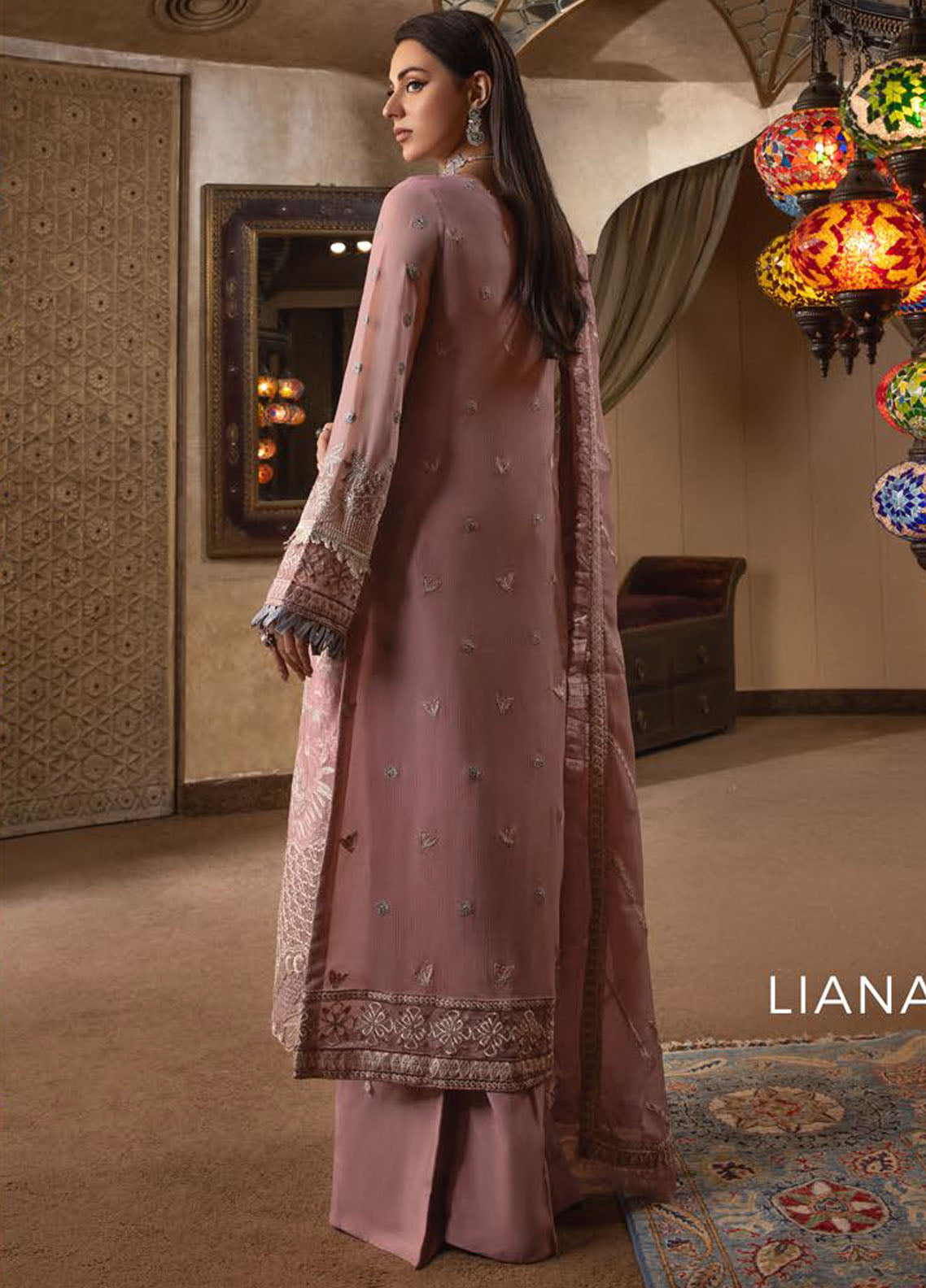 Dastoor By Lala Textiles Luxury Chiffon Collection 2023 D-03 Liana