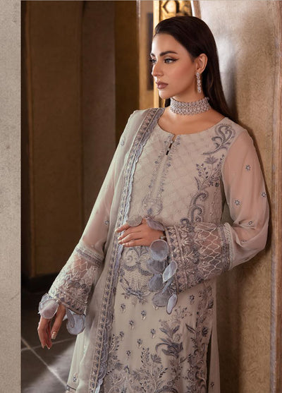 Dastoor By Lala Textiles Luxury Chiffon Collection 2023 D-08 Marie