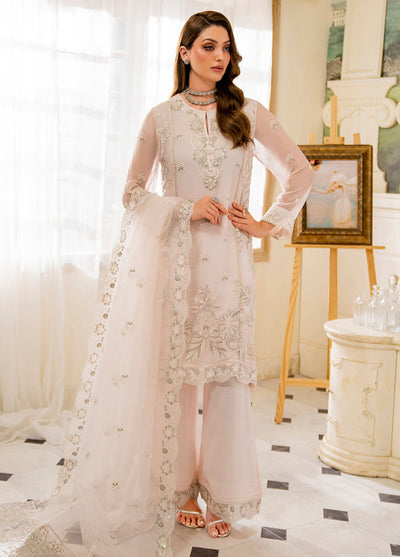 Declare Embroidered Chiffon Suits Unstitched 4 Piece DC24CL LFP-1105 Mirela - Formals Collection