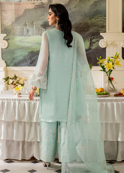 Declare Embroidered Chiffon Suits Unstitched 4 Piece DC24CL LFP-1106 Mysha - Formals Collection