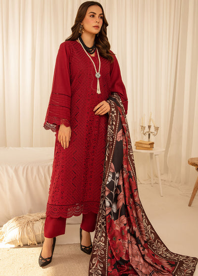 Declare Pret Schiffli Khaddar 2 Piece Suit PB936