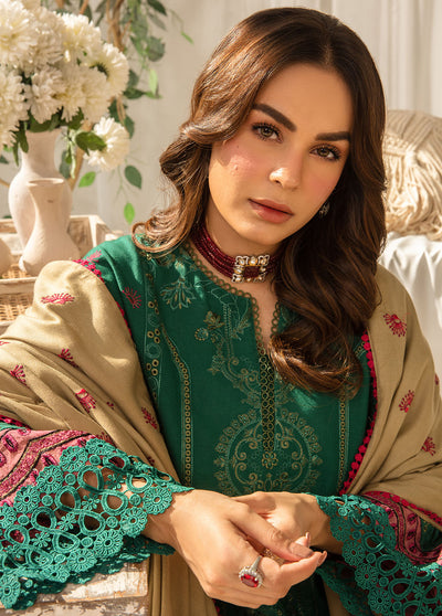 Declare Pret Embroidered Khaddar 3 Piece Suit PB939