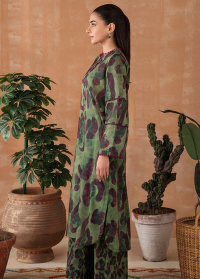 Declare Pret Printed Lawn 2 Piece Suit P1042A-Green