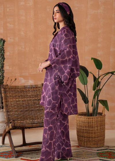Declare Pret Printed Lawn 2 Piece Suit P1106-Purple