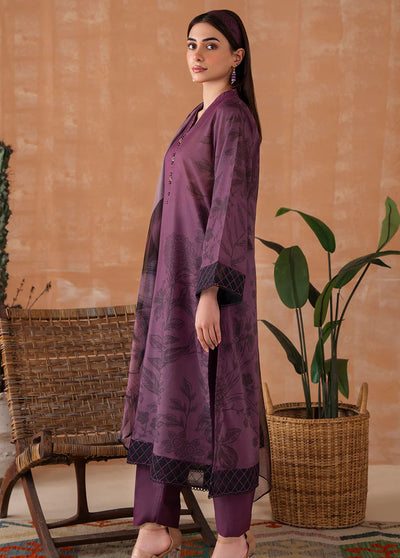 Declare Pret Printed Lawn 3 Piece Suit P1050-Purple