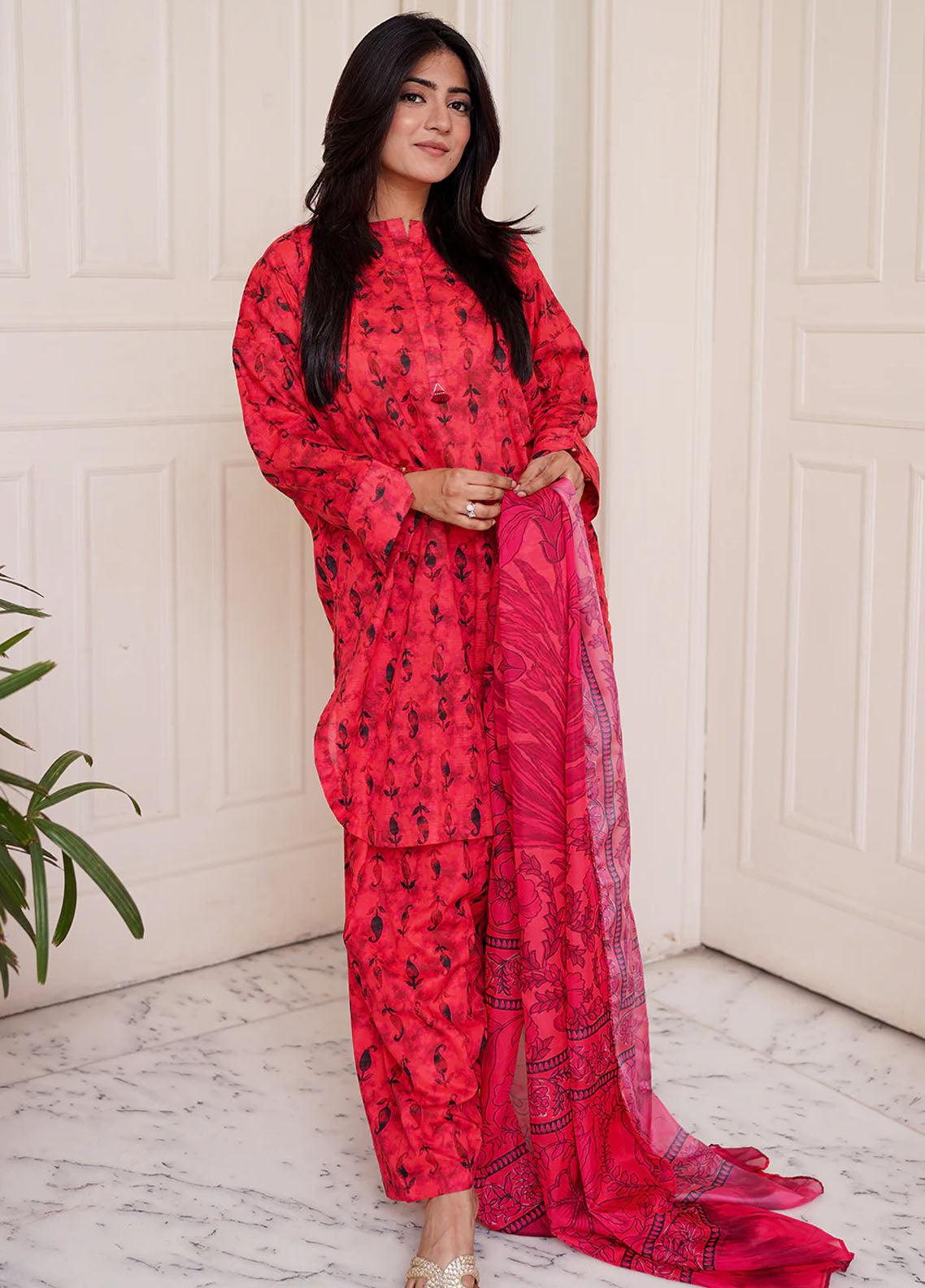 Declare Pret Printed Lawn 3 Piece Suit P1096