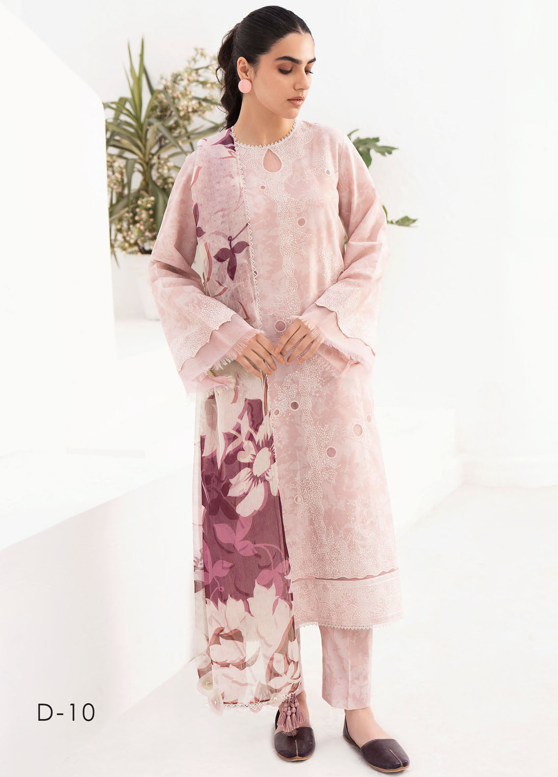 Delia By Jazmin Embroidered Lawn Collection 2024 D-10