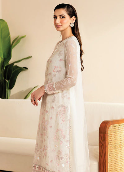 Deme by Xenia Embroidered Chiffon Suits Unstitched 3 Piece XE25DC D-01 Reve