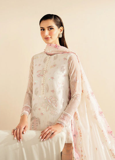 Deme by Xenia Embroidered Chiffon Suits Unstitched 3 Piece XE25DC D-01 Reve