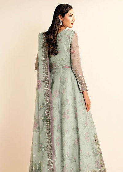 Deme by Xenia Embroidered Chiffon Suits Unstitched 3 Piece XE25DC D-02 Sive
