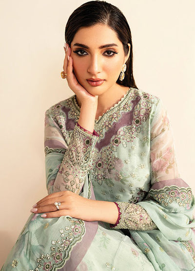 Deme by Xenia Embroidered Chiffon Suits Unstitched 3 Piece XE25DC D-02 Sive